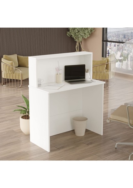 Bega H 90CM Ofis Karşılama Bankosu Beyaz BEG20-W
