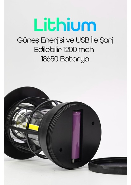 LED Şarjlı Kamp Lambası Işık Dimmer Ayarlı Askılı Portatif Işıldak El Feneri Gece Lamba Siyah PR20 fırsatları