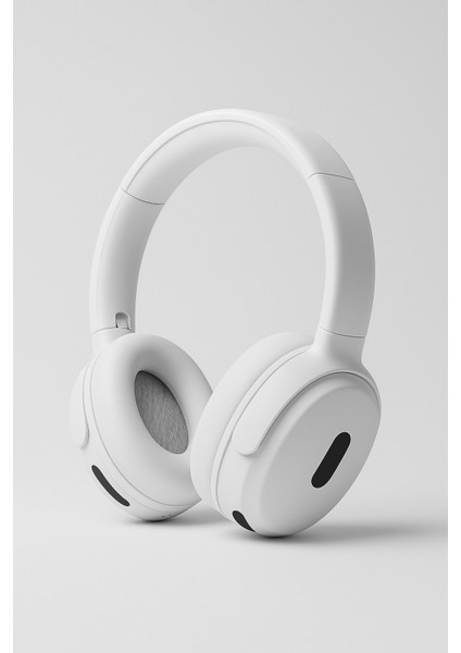 Max Pro Hi- Fi Sound Kablosuz Bluetooth 5. 3 Kulak Üstü Kulaklık | 30 Saat Bekleme Süresi | Gürültü Azaltıcı Mikrofon | Derin Bass – Beyaz