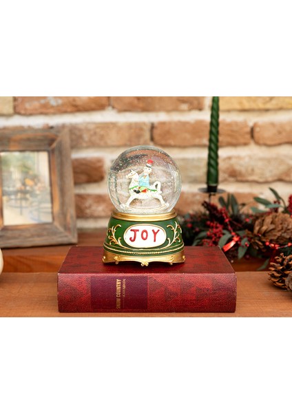 Adile Cam Küre Şeffaf Vintage Tasarım 11,5x11,5x15,5 cm Ev Dekorasyonu