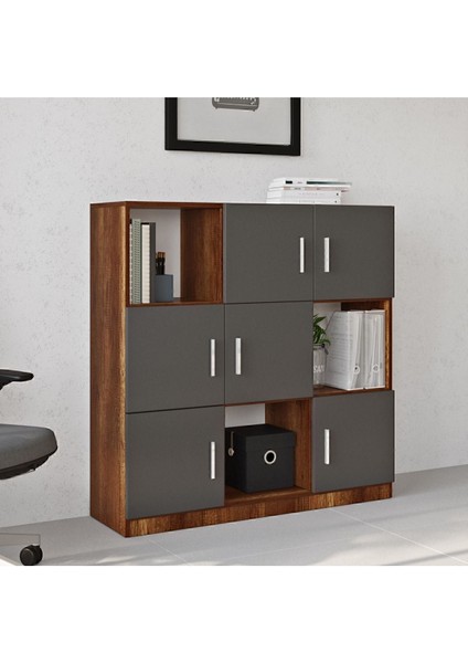 Bega G Ofis Klasör Dolabı Kitaplık Barok-Antrasit Beg7-Ba fiyatları