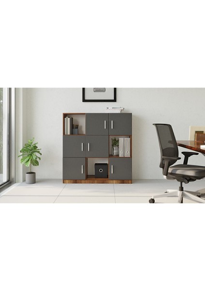 Bega G Ofis Klasör Dolabı Kitaplık Barok-Antrasit Beg7-Ba modelleri