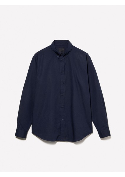 Sisley Streç Pamuklu Regular Fit Gömlek Erkek Lacivert Gömlek - 325P58FJSQ04F modelleri