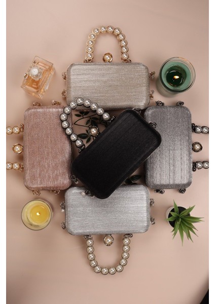 714 Büyüleyici Cinderella Inci Saplı Abiye Çanta modelleri