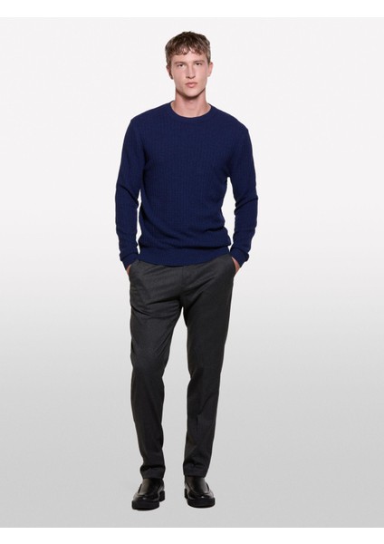 Sisley Yün Karışımlı Normal Kesim Bisiklet Yaka Kazak Erkek 852 Kazak - 324A106WS103Y fiyatları