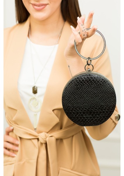 155 Anakonda Bilezik Abiye Çanta | Farklı Desenli Gece Çantası fırsatları