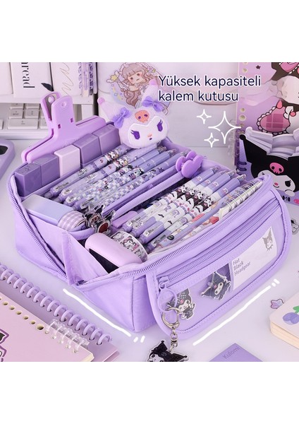 Kız Kalbi Büyük Kapasiteli Ilkokul Öğrencisi Yüksek Yüz Değeri Çok Fonksiyonlu Kalem Kutusu (Yurt Dışından) indirimleri