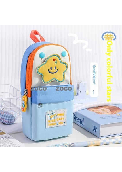 Yeni Basit Retro Tarzı Kırtasiye Çantası Ilkokul Öğrencileri Kırtasiye Çantası Dikey Kalem Çantası Kalem Kutusu (Yurt Dışından)