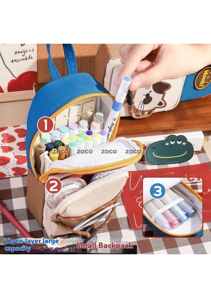 Yeni Basit Retro Tarzı Kırtasiye Çantası Ilkokul Öğrencileri Kırtasiye Çantası Dikey Kalem Çantası Kalem Kutusu (Yurt Dışından) modelleri