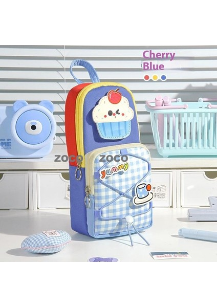 Yeni Basit Retro Tarzı Kırtasiye Çantası Ilkokul Öğrencileri Kırtasiye Çantası Dikey Kalem Çantası Kalem Kutusu (Yurt Dışından)