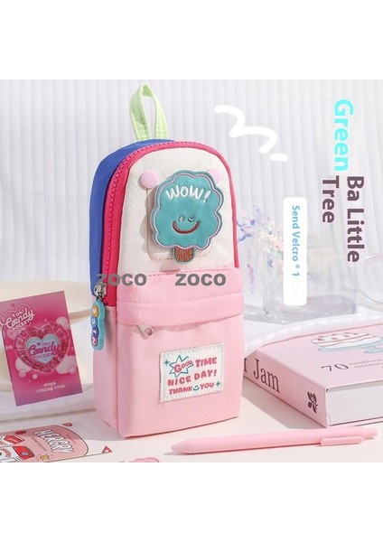 Yeni Basit Retro Tarzı Kırtasiye Çantası Ilkokul Öğrencileri Kırtasiye Çantası Dikey Kalem Çantası Kalem Kutusu (Yurt Dışından)