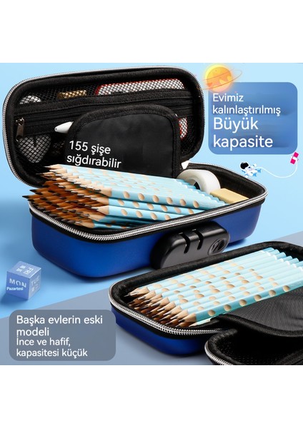 Büyük Kapasiteli Çocuk Şifre Kilit Kırtasiye Kutusu (Yurt Dışından) modelleri
