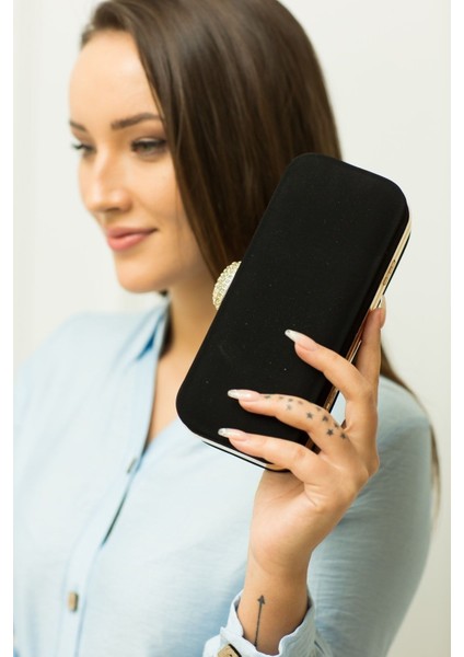 148 Süet Badem Taşlı Abiye Çanta | Taşlı ve Şık Gece Çantası fırsatları