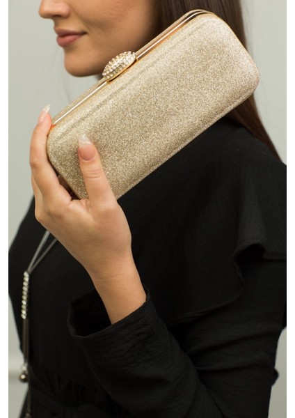 148 Kum Sim Badem Taşlı Abiye Çanta | Işıltılı ve Zarif Çanta modelleri