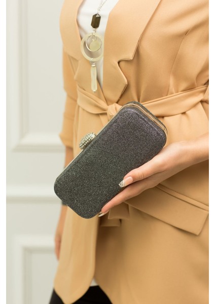 148 Kum Sim Badem Taşlı Abiye Çanta | Işıltılı ve Zarif Çanta modelleri