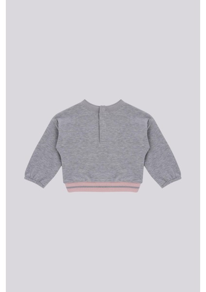 Bg Store Kız Bebek Gri Sweatshirt fiyatları