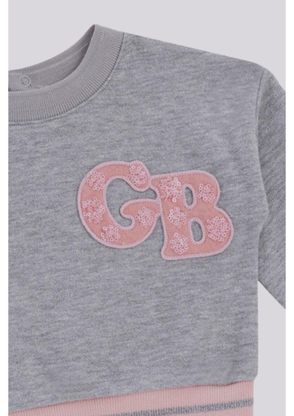 Bg Store Kız Bebek Gri Sweatshirt modelleri