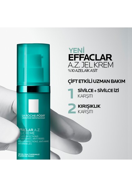 Effaclar A.Z. %10 Azelaik Asit İçeren Sivilce & Sivilce İzi & Kırışıklık Karşıtı Jel Krem 40ml fiyatları
