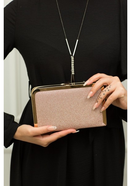 121 Kum Sim Küçük Kitap Abiye Çanta | Işıltılı Küçük Kitap Modeli