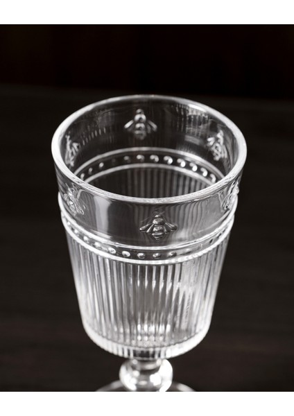 Abeille 4'lü Şarap Kadehi Seti - 300 ml - Şeffaf fırsatları