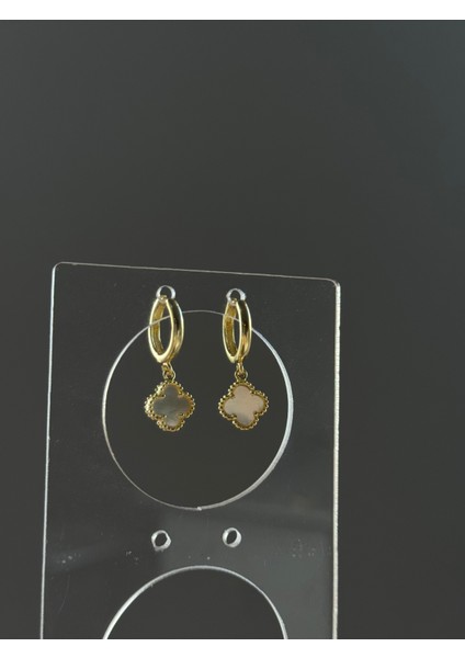 925 Ayar Gümüş 10 mm Cleef Model Sallantılı Halka Küpe fiyatları