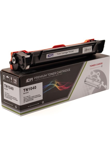 Brother TN-1040 Chipli Muadil Toner – HL-1111 DCP-1510 MFC-1810 – 1500 Sayfa Siyah