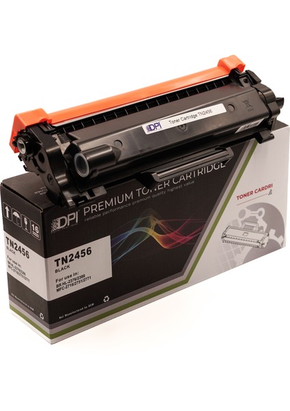 Brother TN-2456 Chipli Muadil Toner – HL-L2350 DCP-L2530 MFC-L2710 – 3000 Sayfa Siyah