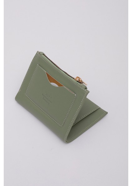 Mint Yeşil SHK70 Suni Deri Ön Cepli Bozuk ve Kağıt Para Bölmeli Kartlıklı Çıtçıt Kapatmalı Cüzdan modelleri