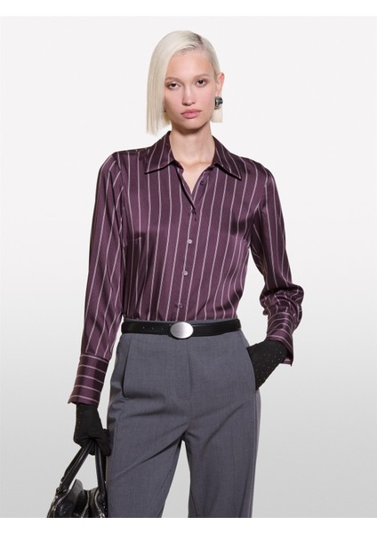Sisley Kdn_normal Kesim Tamamı Baskılı Uzun Kollu Manşetli Gömlek Kadın Açık Gri Mix Gömlek - 324A5WDJLQFF7 modelleri