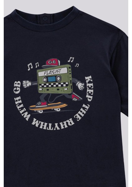 Bg Store Erkek Bebek Antrasit Tshirt modelleri