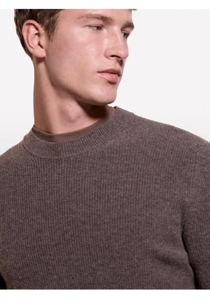 Sisley Yün Karışımlı Bisiklet Yaka Kazak Erkek 645 Kazak - 324A1044S100X fiyatları