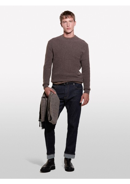 Sisley Yün Karışımlı Bisiklet Yaka Kazak Erkek 645 Kazak - 324A1044S100X modelleri