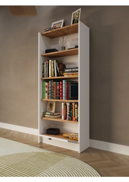 Bohem 5 Raflı Kapaklı Kitaplık Mdf Dekoratif Kapak Dekoratif Kitaplık fiyatları