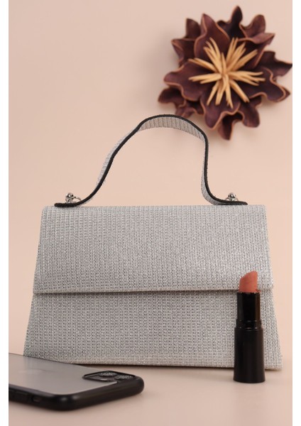 408 Çizgili Çupra Saplı Taşlı Abiye Çanta fiyatları