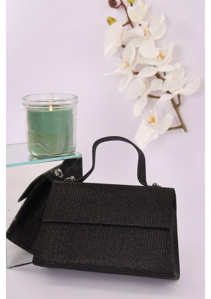 408 Çizgili Çupra Saplı Taşlı Abiye Çanta