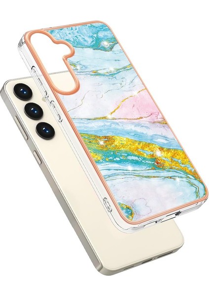 Samsung Galaxy S24 Artı 5g Mermer Desen Ince Tpu Yumuşak Tampon (Yurt Dışından) fırsatları