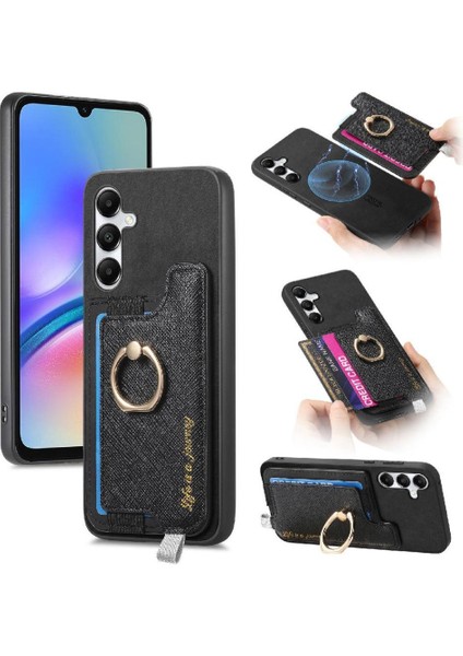 Samsung Galaxy A05S Cüzdan Manyetik Halka Standı Tutucu Magsafe Için Kılıf (Yurt Dışından)