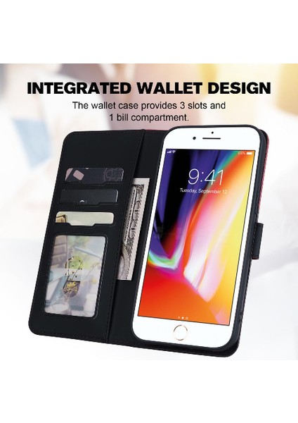 Iphone 7 Için Kılıf Artı/8 Artı Basit Iş Darbeye Cüzdan Deri (Yurt Dışından) fırsatları