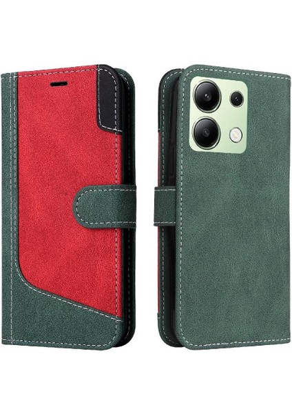 Xiaomi Redmi Not 13 Için Flip Case Kart ile 4g Benzersiz Patchwork Renk ve (Yurt Dışından) modelleri
