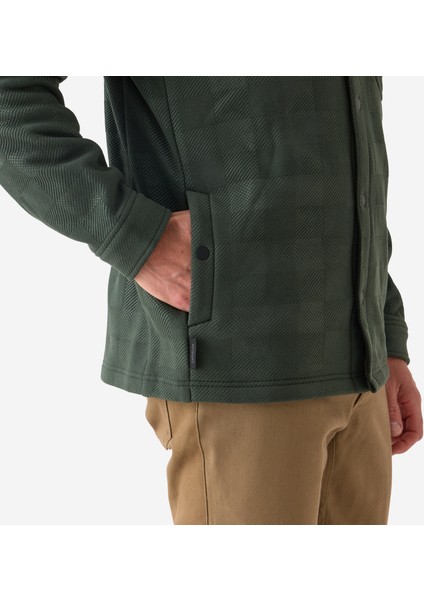 Solognac Erkek Uzun Kollu Oduncu Gömleği - Yeşil - Avcılık ve Doğa Gözlemi - 100 indirimleri