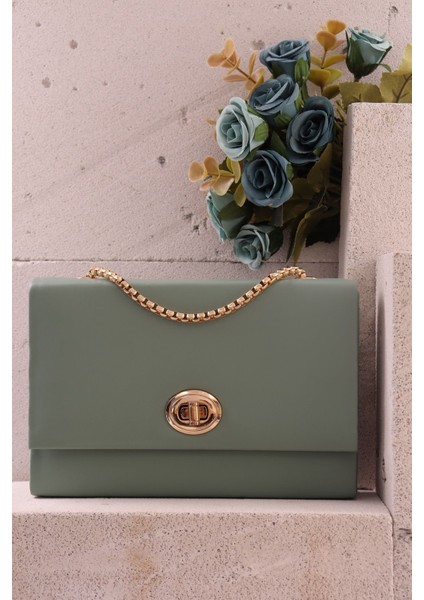 414 Mat Zincir Askılı Kilitli Portföy Çanta