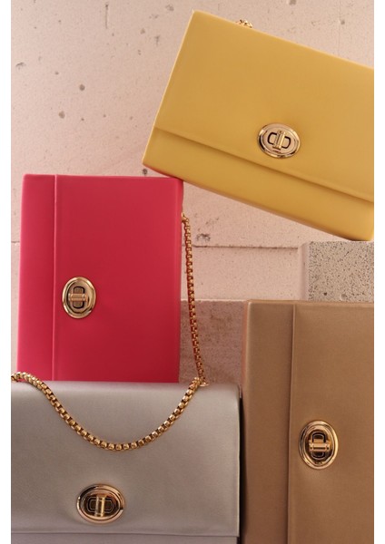 414 Mat Zincir Askılı Kilitli Portföy Çanta modelleri