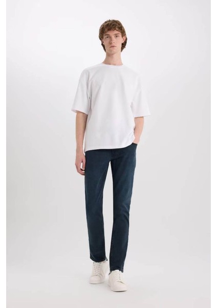 Pedro Slim Fit Dar Kalıp Normal Bel Dar Paça Jean Pantolon R8791AZ25AU fiyatları