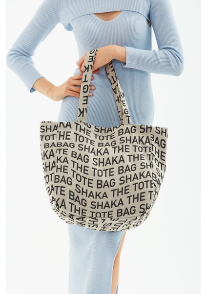 Vizon U50 Kanvas Kumaş ,tek Bölmeli,çıt Çıt Kapamalı,the Tote Bag Baskılı Kol ve Omuz Çantası fiyatları