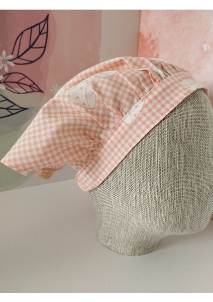 Desenli Eşarp Bandana - Yavru Ağzı - Organik & El Yapımı