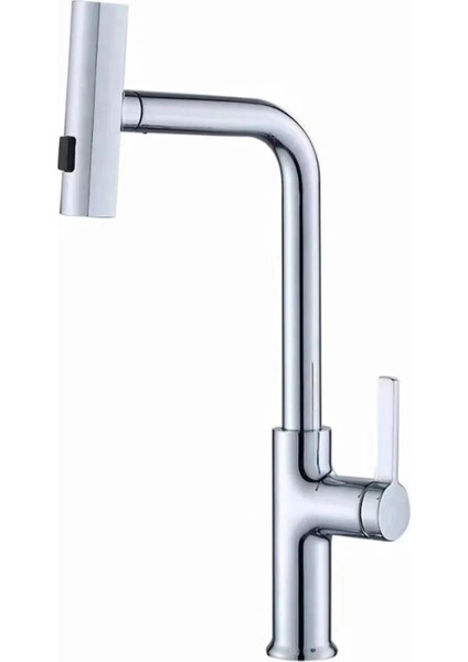 Banyonatural Alba Sriralli Mutfak Evye Bataryası Krom