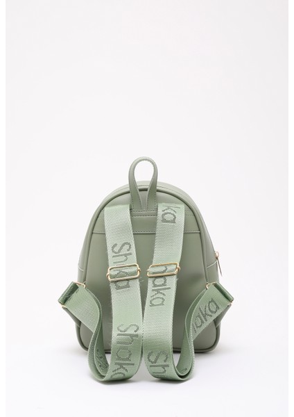 Mint Yeşili Shk200 Deri 2 Bölmeli Fermuarlı Yazılı Kolon Askılı Sırt Çantası U:26 E:22 G:9 Cm fırsatları