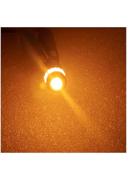 ( 2 x Adet ) 1 Takım Professıonal T10 LED Dipsiz Ampul 18+1 Amber 750LM 3030 Smd Lens Rohs LED indirimleri