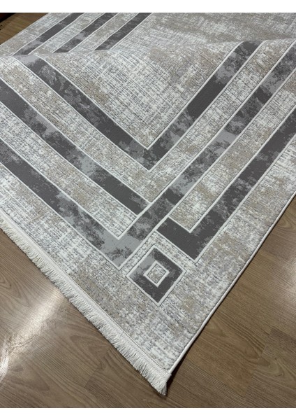 Sarar Moda Halı Ruby Kalitesi Saçaklı,çerçeve Desenli Salon,oturma,mutfak Modern Polyester Dokuma Halısı modelleri