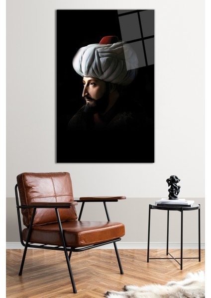 Fatih Sultan Mehmet Portesi Cam Tablo, Ev ve Ofis Dekoru, Hediyelik Duvar Dekorasyonu, Kırılmaz Cam fiyatları